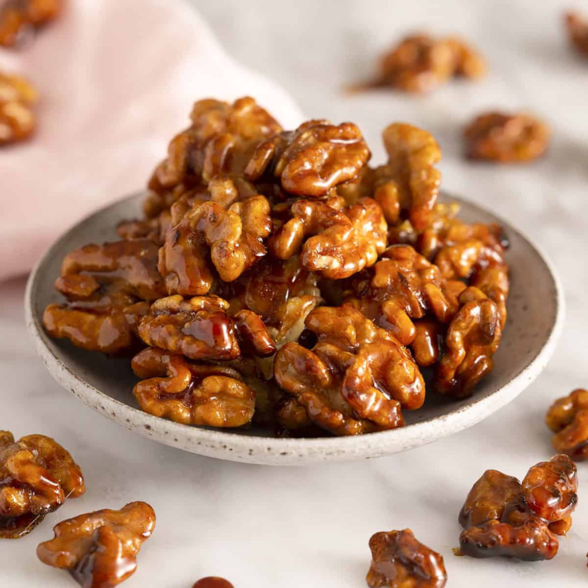 5 Minute Candied Walnuts