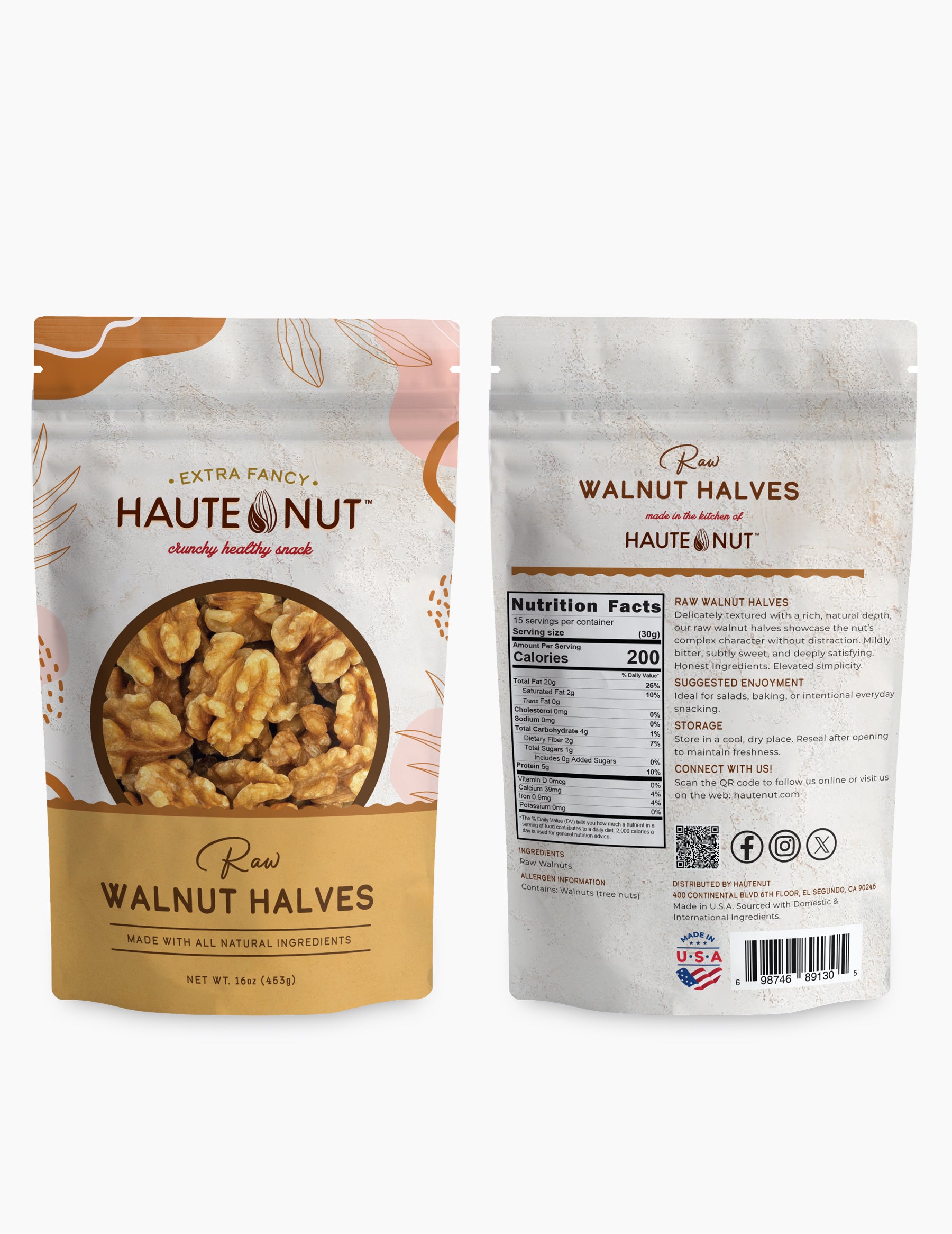 Raw Walnut Halves