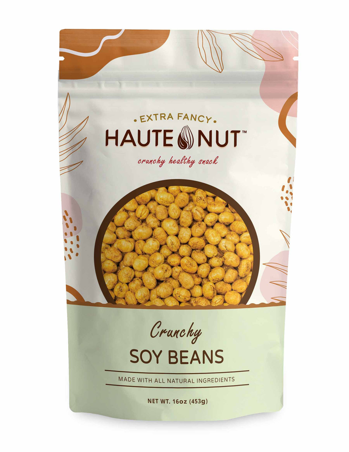 Crunchy Soy Beans front package - HAUTE NUT Soy Beans product image